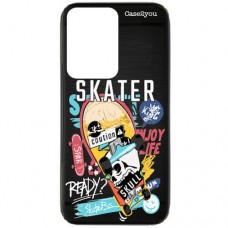 Capa para Samsung Galaxy S20 Ultra Case2you - Escovada Preta Skater
